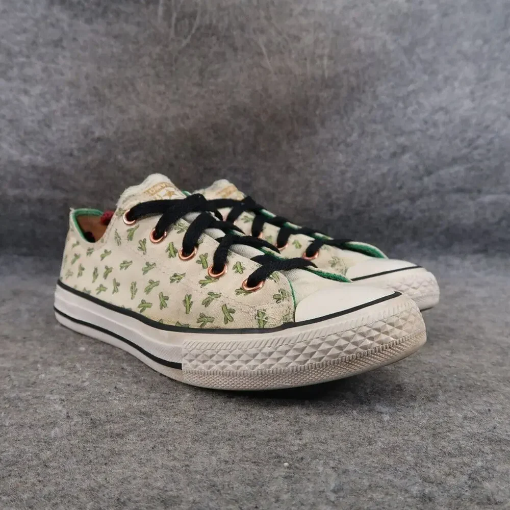 Converse Shoes Kids 2.5 Sneakers All Star Lace Up Cactus Print Low Active Casual